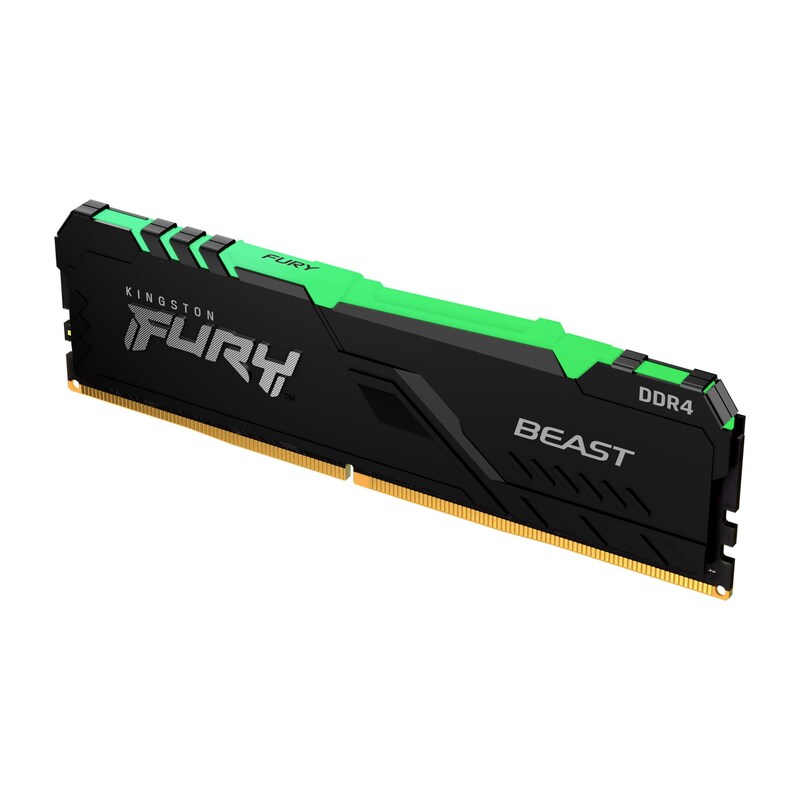 16GB (1x16GB) KINGSTON FURY Beast RGB DDR4-3200 CL16 RAM Gaming Arbeitsspeicher