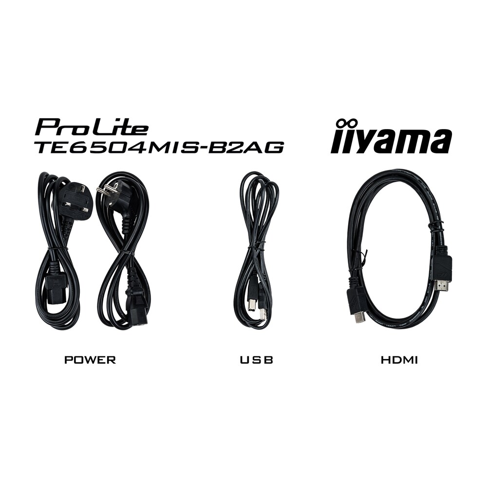 iiyama ProLite TE6503MIS-B2AG 163,9cm (65") 4K UHD Digital Signage Monitor HDMI