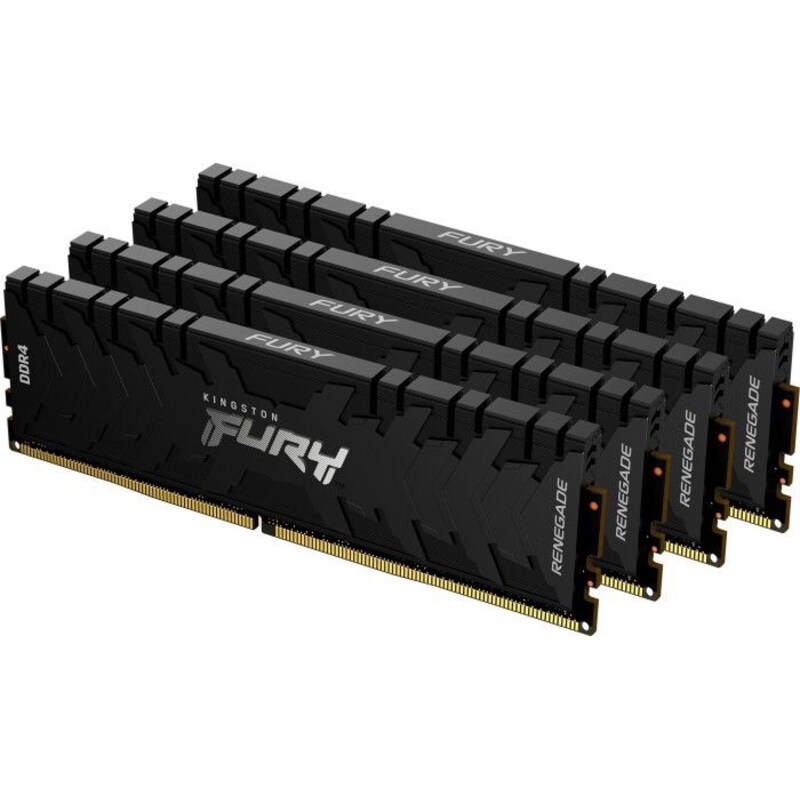 128GB (4x32GB) KINGSTON FURY Renegade DDR4-3200 CL16 RAM Arbeitsspeicher Kit