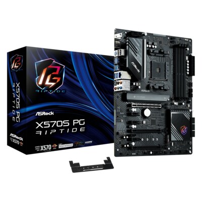 PG 5 günstig Kaufen-ASRock X570S PG Riptide ATX Mainboard Sockel AMD AM4 M.2/HDMI/USB3.2(Gen2). ASRock X570S PG Riptide ATX Mainboard Sockel AMD AM4 M.2/HDMI/USB3.2(Gen2) <![CDATA[• ATX Mainboard mit Sockel AMD AM4 für AMD Ryzen-CPU • AMD X570-Chipsatz, Radeon Vega Graf