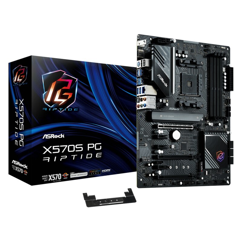 ASRock X570S PG Riptide ATX Mainboard Sockel AMD AM4 M.2/HDMI/USB3.2(Gen2)