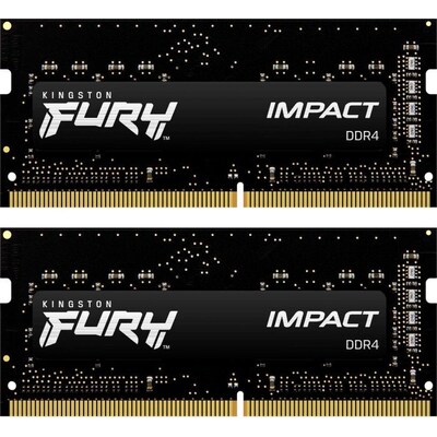 DT100G3/32GB günstig Kaufen-32GB (2x16GB) KINGSTON FURY Impact DDR4-2666 CL16 RAM Gaming Notebookspeicher K.. 32GB (2x16GB) KINGSTON FURY Impact DDR4-2666 CL16 RAM Gaming Notebookspeicher K. <![CDATA[• 32 GB (RAM-Module: 2 Stück) • DDR4-RAM 2666 MHz • CAS Latency (CL) 16 • 