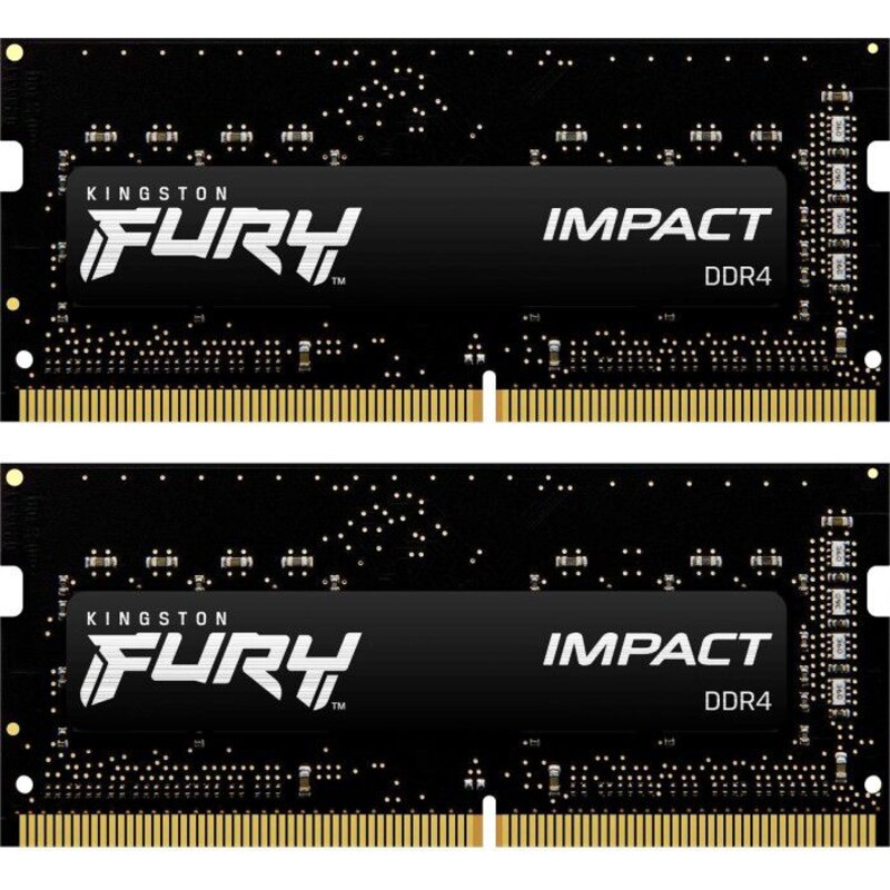 32GB (2x16GB) KINGSTON FURY Impact DDR4-2666 CL16 RAM Gaming Notebookspeicher K.