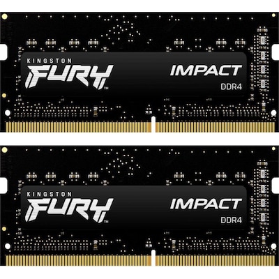 Kingston Speicher günstig Kaufen-32GB (2x16GB) KINGSTON FURY Impact DDR4-2666 CL16 RAM Gaming Notebookspeicher K.. 32GB (2x16GB) KINGSTON FURY Impact DDR4-2666 CL16 RAM Gaming Notebookspeicher K. <![CDATA[• 32 GB (RAM-Module: 2 Stück) • DDR4-RAM 2666 MHz • CAS Latency (CL) 16 • 