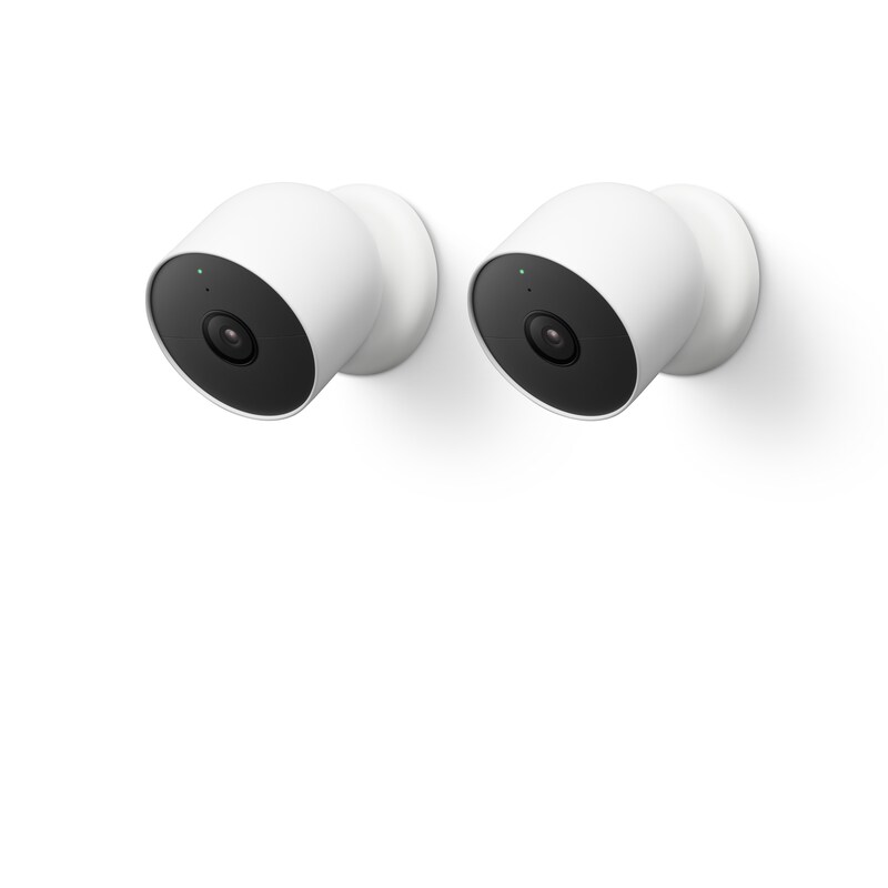 Google Nest Cam - Outdoor oder Indoor mit Akku, 2er