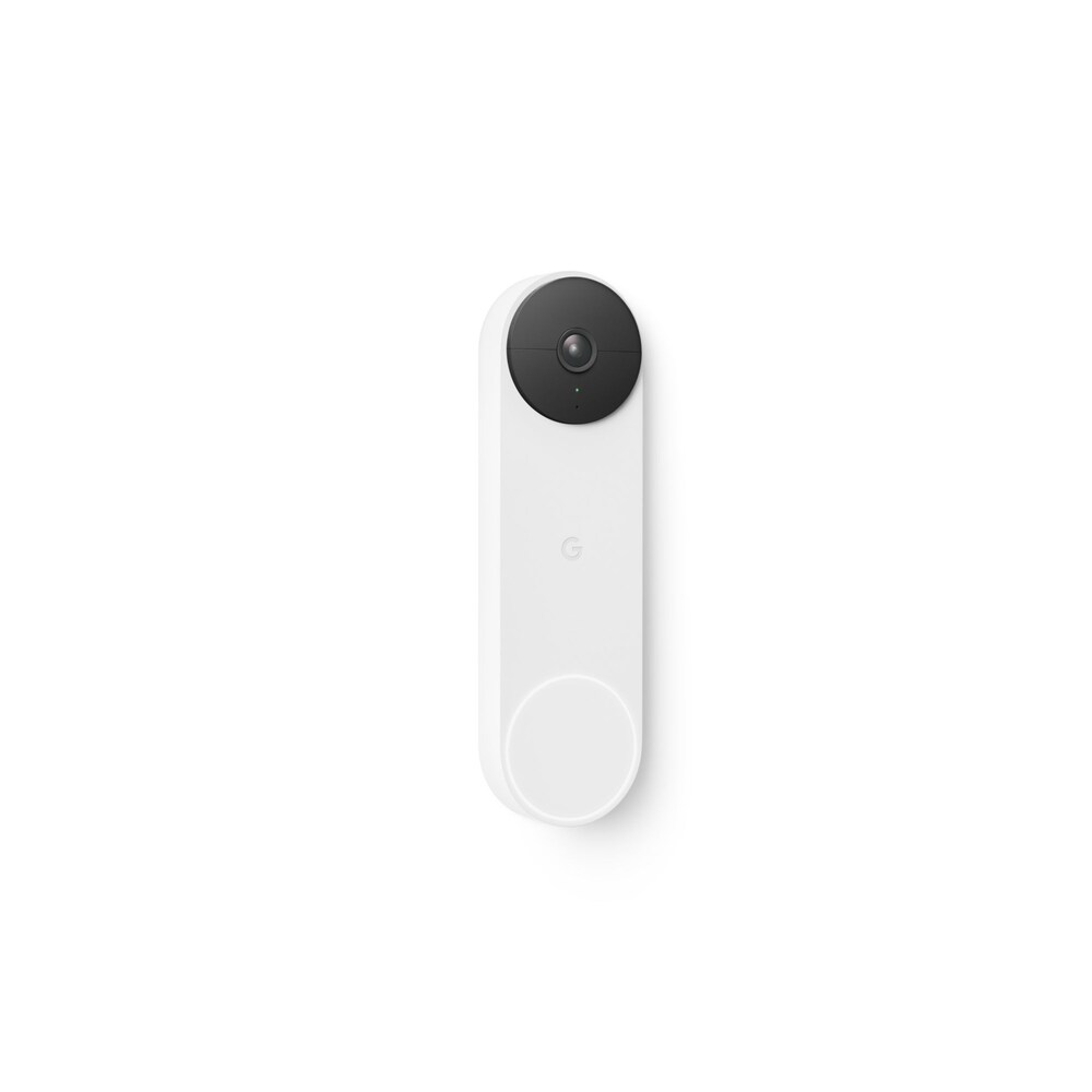 Google Nest Doorbell - drahtlose Video-Türklingel + Google Nest Hub 2 Kreide