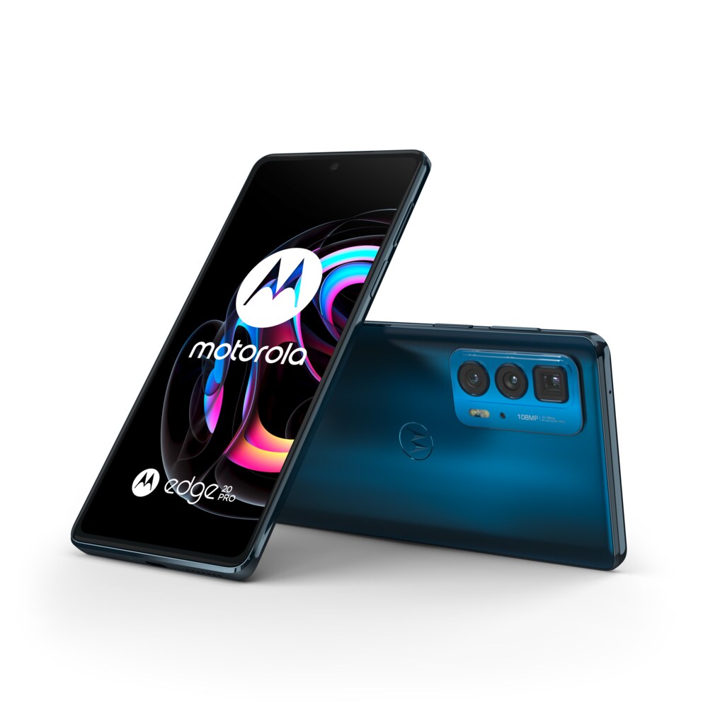 Motorola Edge 20 pro dunkelblau Android 11.0 Smartphone