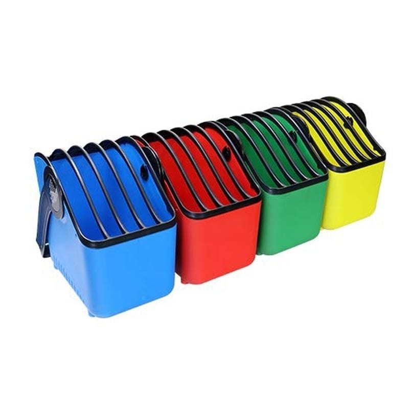 LocknCharge Large Basket Tragekorb bis 13" 4 Stück blau, gelb, grün, rot