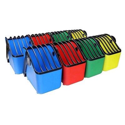 Rot Gelb günstig Kaufen-LocknCharge Large Basket Tragekorb bis 13" 8 Stück blau, gelb, grün, rot. LocknCharge Large Basket Tragekorb bis 13" 8 Stück blau, gelb, grün, rot <![CDATA[• 8 Basket Set für 40 Geräte • Robustes Material und Tragegriff 