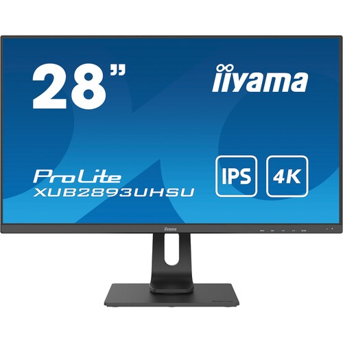 iiyama ProLite XUB2893UHSU-B1 71cm (28") 4K IPS Monitor HDMI/DP Pivot
