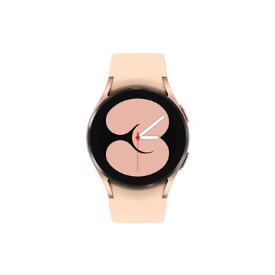 DE EU günstig Kaufen-Samsung Galaxy Watch4 40mm Pink Gold Smartwatch. Samsung Galaxy Watch4 40mm Pink Gold Smartwatch <![CDATA[• Sportlich-modernes Aluminiumdesign • Intuitive Steuerung über digitale Lünette • Zugriff auf breit gefächertes App Ecosystem mit Google We