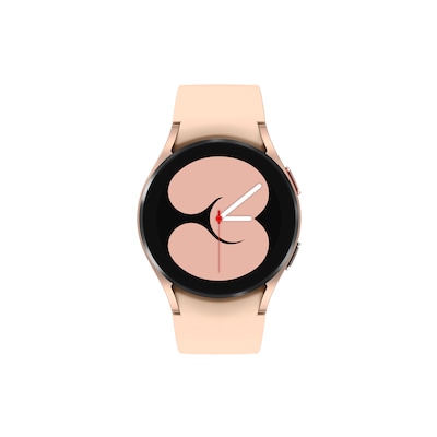 GOLD mit günstig Kaufen-Samsung Galaxy Watch4 40mm Pink Gold Smartwatch. Samsung Galaxy Watch4 40mm Pink Gold Smartwatch <![CDATA[• Sportlich-modernes Aluminiumdesign • Intuitive Steuerung über digitale Lünette • Zugriff auf breit gefächertes App Ecosystem mit Google We