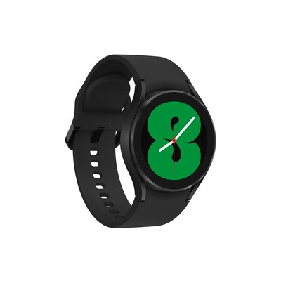 MS Sport günstig Kaufen-Samsung Galaxy Watch4 40mm Black Smartwatch. Samsung Galaxy Watch4 40mm Black Smartwatch <![CDATA[• Sportlich-modernes Aluminiumdesign • Intuitive Steuerung über digitale Lünette • Zugriff auf breit gefächertes App Ecosystem mit Google Wear OS 
