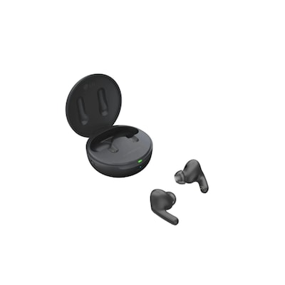LG TONE-DFP9 True-Wireless-Kopfhörer IPX4 schwarz ANC aptX Ladegehäuse