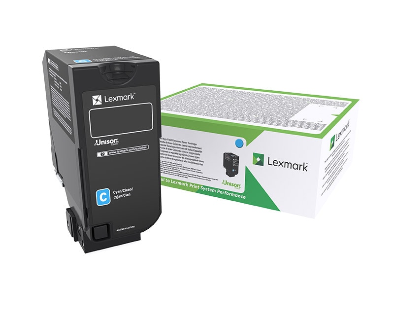 Lexmark 74C2HCE CS725 High Yield Corporate Toner Cyan f&uuml;r ca. 12.000 Seiten