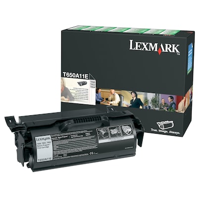 Lexmark günstig Kaufen-Lexmark T650A11E T650, T652, T654  Rückgabe-Toner Schwarz für ca. 7.000 Seiten. Lexmark T650A11E T650, T652, T654  Rückgabe-Toner Schwarz für ca. 7.000 Seiten <![CDATA[• Lexmark T650A11E T650, T652, T654 Rückgabe-Toner • Farbe: Sc