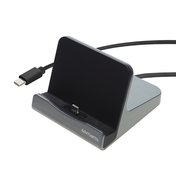 4smarts Tablet Ladestation VoltDock USB-C 60W gunmetal