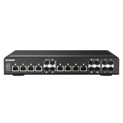 10 20 günstig Kaufen-QNAP QSW-IM1200-8C 12-Port 10GbE Managed Switch. QNAP QSW-IM1200-8C 12-Port 10GbE Managed Switch <![CDATA[• 8 ports 10GbE SFP+/RJ45 combo • 4 ports 10GbE SFP+ • Lüfterlos Vollständiger lüfterloser 10GbE-Switch in Industriequalität für Hochgesch