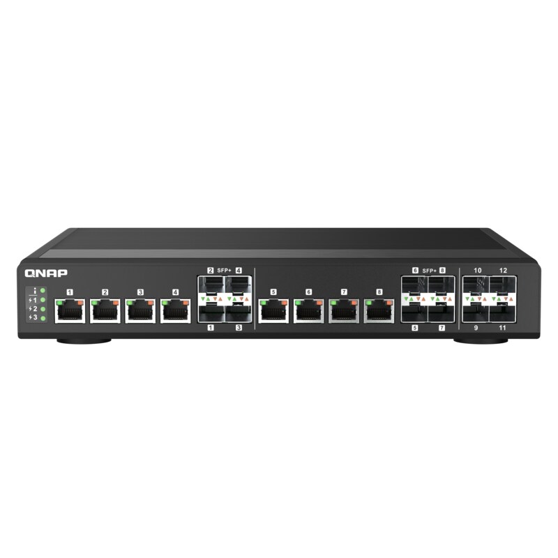 QNAP QSW-IM1200-8C 12-Port 10GbE Managed Switch