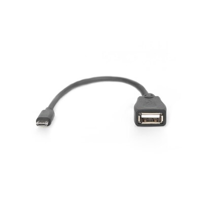 USB 2M günstig Kaufen-DIGITUS DB-300309-002-S USB 2.0 Adapterkabel 0,2m Micro-B/USB-A Bu. schwarz. DIGITUS DB-300309-002-S USB 2.0 Adapterkabel 0,2m Micro-B/USB-A Bu. schwarz <![CDATA[• USB-Kabel • Anschlüsse: USB micro B und USB Typ A • Farbe: schwarz, Länge: 0,20m 