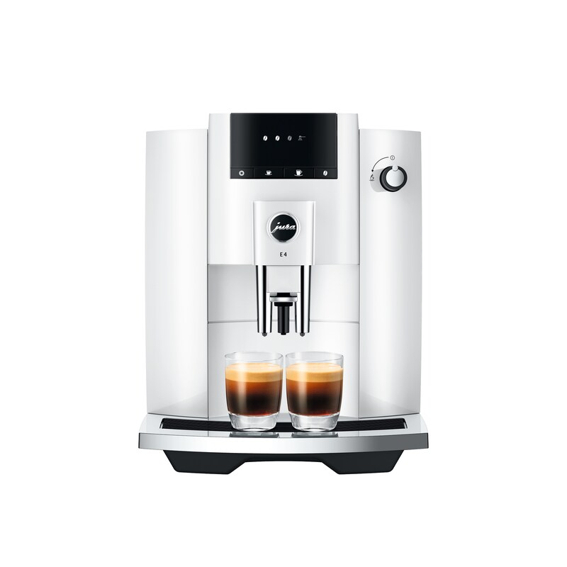 JURA E4 Piano White (EA) Kaffeevollautomat