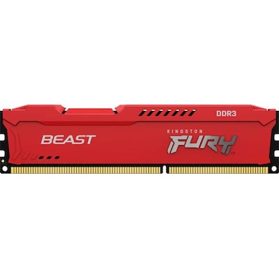 Fury günstig Kaufen-8GB (1x8GB) KINGSTON FURY Beast rot DDR3-1600 CL10 RAM Gaming Arbeitsspeicher. 8GB (1x8GB) KINGSTON FURY Beast rot DDR3-1600 CL10 RAM Gaming Arbeitsspeicher <![CDATA[• 8 GB (RAM-Module: 1 Stück) • DDR3-RAM 1600 MHz • CAS Latency (CL) 10 • Anschlu