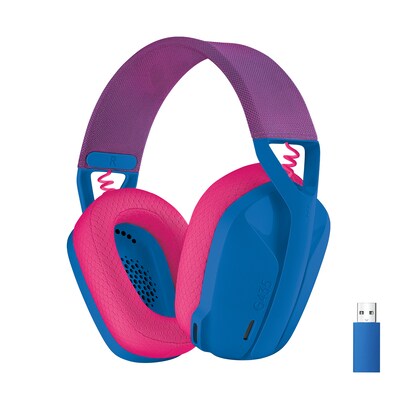 Kabellos,19 günstig Kaufen-Logitech G435 Kabelloses Gaming Headset Blau. Logitech G435 Kabelloses Gaming Headset Blau <![CDATA[• Anwendungsbereich: Gaming, Kopfbügel beidseitig • Kabellos, Blau, 165g • PC/ Notebook, USB-Anschluss, PlayStation4, PlayStation5 • Digitaler 7.1