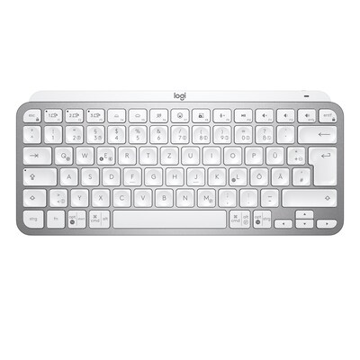 mini Blue  günstig Kaufen-Logitech MX Keys Mini Kabellose Tastatur Grey. Logitech MX Keys Mini Kabellose Tastatur Grey <![CDATA[• Anwendungsbereich: professionelles Arbeiten, kein Nummernblock • Kabellos, Bluetooth • Layout: deutsch • grau, 506g, 20,9 mm x 296 mm x 132 mm 
