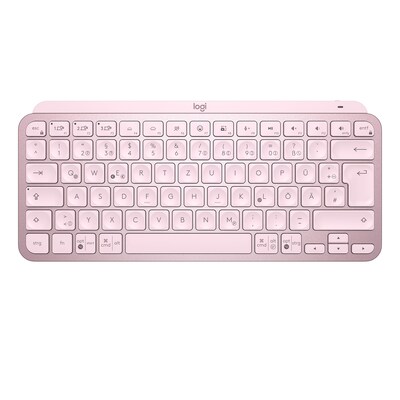 Bluetooth/Wifi günstig Kaufen-Logitech MX Keys Mini Kabellose Tastatur Rose. Logitech MX Keys Mini Kabellose Tastatur Rose <![CDATA[• Anwendungsbereich: professionelles Arbeiten, kein Nummernblock • Kabellos, Bluetooth • Layout: deutsch • pink, 506g, 20,9 mm x 296 mm x 132 mm 