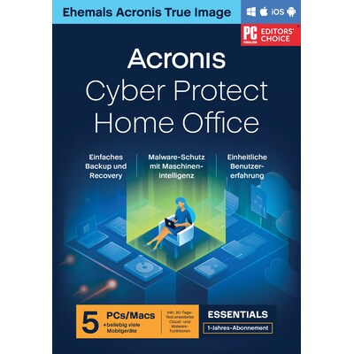 Acronis  Cyber Protect Home Office Essentials – 5 Computer – 1 Jahr | 04260019576484