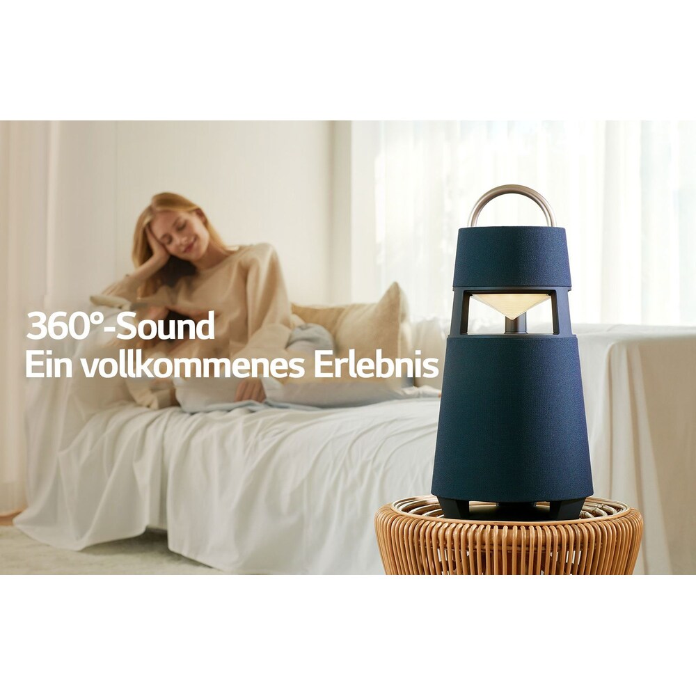 LG XBOOM 360 RP4 Bluetooth-Lautsprecher Green mit Beleuchtung