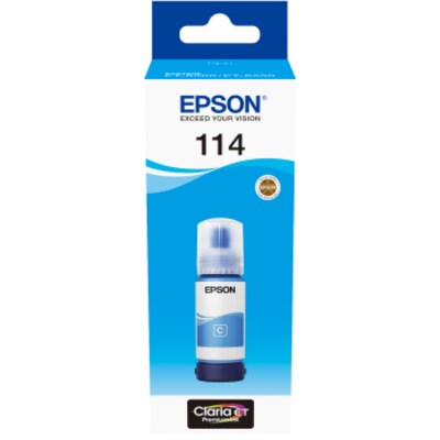 Original Kompatibel günstig Kaufen-Epson C13T07B240 Original Tintenbehälter 114 70ml Cyan EcoTank. Epson C13T07B240 Original Tintenbehälter 114 70ml Cyan EcoTank <![CDATA[• Epson Tintenpatrone C13T07B240 / 114 • Farbe: Cyan • Inhalt: ca. 70 ml • Kompatibel zu: Epson EcoTa