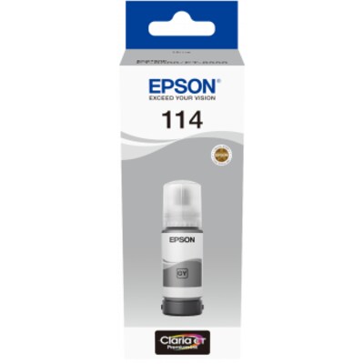 Epson  C13T07B540 Original Tintenbehälter 114 70ml Grau EcoTank | 08715946687339