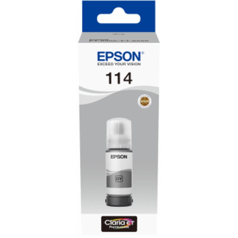Epson C13T07B540 Original Tintenbehälter 114 70ml Grau EcoTank