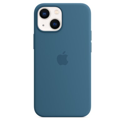 Apple Original iPhone 13 Mini Silikon Case mit MagSafe Eisblau