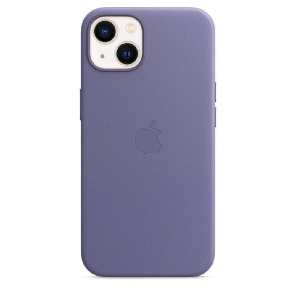 Apple Original iPhone 13 Leder Case mit MagSafe Wisteria