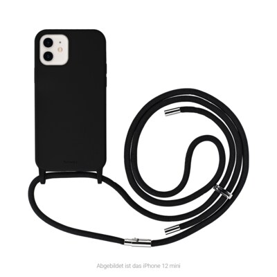 SE Silikon günstig Kaufen-Artwizz HangOn Case für iPhone 13 Mini, schwarz. Artwizz HangOn Case für iPhone 13 Mini, schwarz <![CDATA[• Passend für Apple iPhone 13 mini • Smartphone Kette für einen freihändigen Alltag • Widerstandsfähige Silikonhülle schützt da