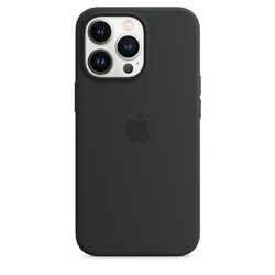 Apple Original iPhone 13 Pro Silikon Case mit MagSafe Mitternacht