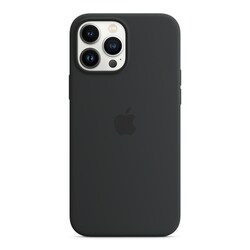 Apple Original iPhone 13 Pro Max Silikon Case mit MagSafe Mitternacht