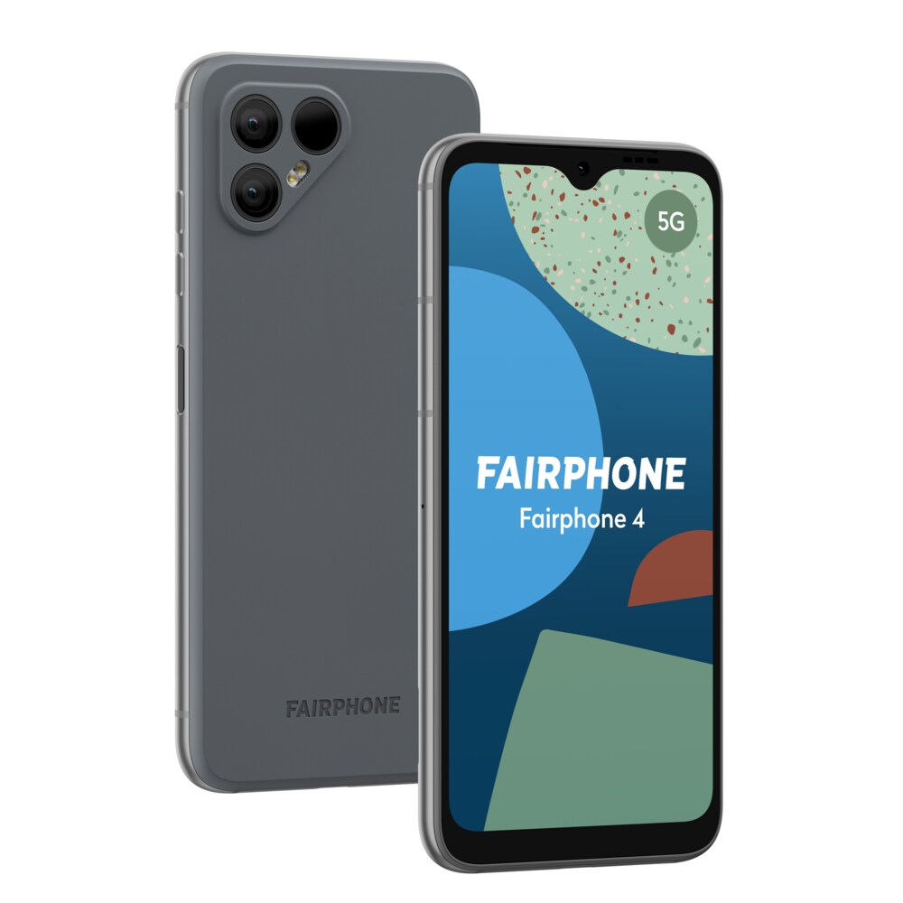 Fairphone 4 Dual-SIM 6GB/128GB grau Android 11.0 Smartphone