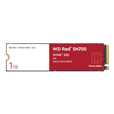 CARD günstig Kaufen-WD Red SN700 NAS NVMe SSD 1 TB M.2 2280 PCIe 3.0. WD Red SN700 NAS NVMe SSD 1 TB M.2 2280 PCIe 3.0 <![CDATA[• 1 TB - 2,38 mm Bauhöhe • M.2 2280 Card, PCIe 3.0 • Maximale Lese-/Schreibgeschwindigkeit: 3430 MB/s / 3000 MB/s • Enterprise: Serverlauf