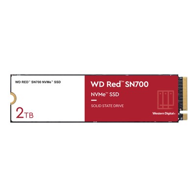 Kartenleser/Card günstig Kaufen-WD Red SN700 NAS NVMe SSD 2 TB M.2 2280 PCIe 3.0. WD Red SN700 NAS NVMe SSD 2 TB M.2 2280 PCIe 3.0 <![CDATA[• 2 TB - 2,38 mm Bauhöhe • M.2 2280 Card, PCIe 3.0 • Maximale Lese-/Schreibgeschwindigkeit: 3400 MB/s / 2900 MB/s • Enterprise: Serverlauf