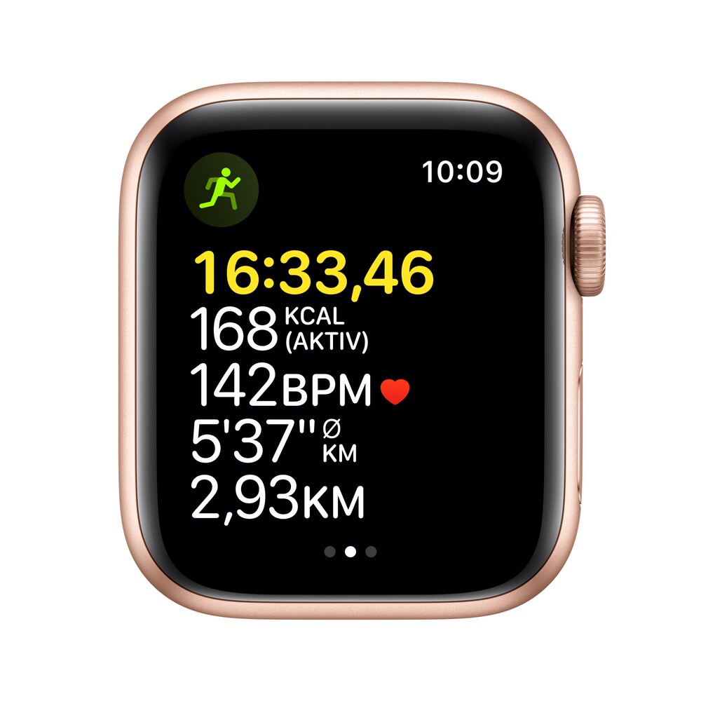 Apple Watch SE GPS 40mm Aluminiumgehäuse Gold Sportarmband Polarstern
