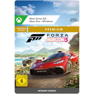 XB One günstig Kaufen-Forza Horizon 5 Premium Edition XBox / PC Digital Code DE - G7Q-00126. Forza Horizon 5 Premium Edition XBox / PC Digital Code DE - G7Q-00126 <![CDATA[• Plattform: Microsoft / Xbox One • Genre: Rennsport • Altersfreigabe USK: ab 6 Jahren • Produkta