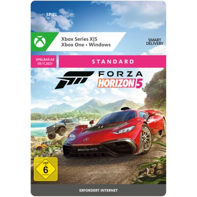 Horizon 5 günstig Kaufen-Forza Horizon 5 Standard Edition XBox / PC Digital Code DE. Forza Horizon 5 Standard Edition XBox / PC Digital Code DE <![CDATA[• Plattform: Microsoft / Xbox One • Genre: Rennsport • Altersfreigabe USK: ab 6 Jahren • Produktart: Digitaler Code per