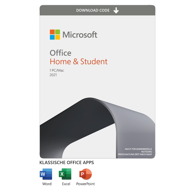 Microsoft Office Home & Student 2021 | Download & Produktschlüssel