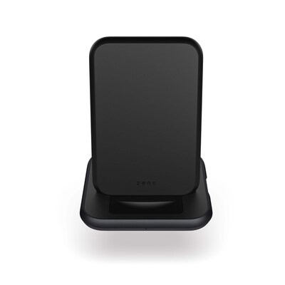 Stand for günstig Kaufen-Zens Aluminium Series Stand + USB-C Ladegerät 18W 1x 10W Qi schwarz. Zens Aluminium Series Stand + USB-C Ladegerät 18W 1x 10W Qi schwarz <![CDATA[• Komfortable Ladestation mit bis zu 10W Leistung + USB-A-Ausgang • Farbe: schwarz / grau • I