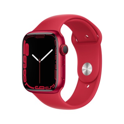 Breitband WLAN günstig Kaufen-Apple Watch Series 7 LTE 45mm Aluminium Product(RED) Sportarmband Product(RED). Apple Watch Series 7 LTE 45mm Aluminium Product(RED) Sportarmband Product(RED) <![CDATA[• LTE + GPS • Mach ein EKG. Immer und überall • 5 GHz WLAN und U1 Ultrabreitband