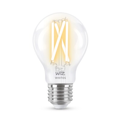 clear f günstig Kaufen-WiZ 60W E27 Standardform Filament Clear (TW) Doppelpack. WiZ 60W E27 Standardform Filament Clear (TW) Doppelpack <![CDATA[• Austauschtype: LED-Lampe / Sockel: E27 • Leistung: 7 Watt als Ersatz für 60 Watt • Energieeffizienzklasse: E • Gewichteter