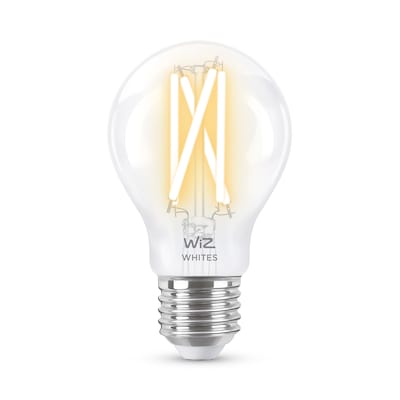 Watt LED günstig Kaufen-WiZ 60W E27 Standardform Filament Clear (TW) Doppelpack. WiZ 60W E27 Standardform Filament Clear (TW) Doppelpack <![CDATA[• Austauschtype: LED-Lampe / Sockel: E27 • Leistung: 7 Watt als Ersatz für 60 Watt • Energieeffizienzklasse: E • Gewichteter